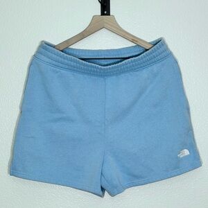 The North Face Blue Sweat Shorts Women’s Large – Cozy Lounge Athletic Shorts